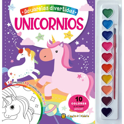 Acuarelas Divertidas: Unicornios