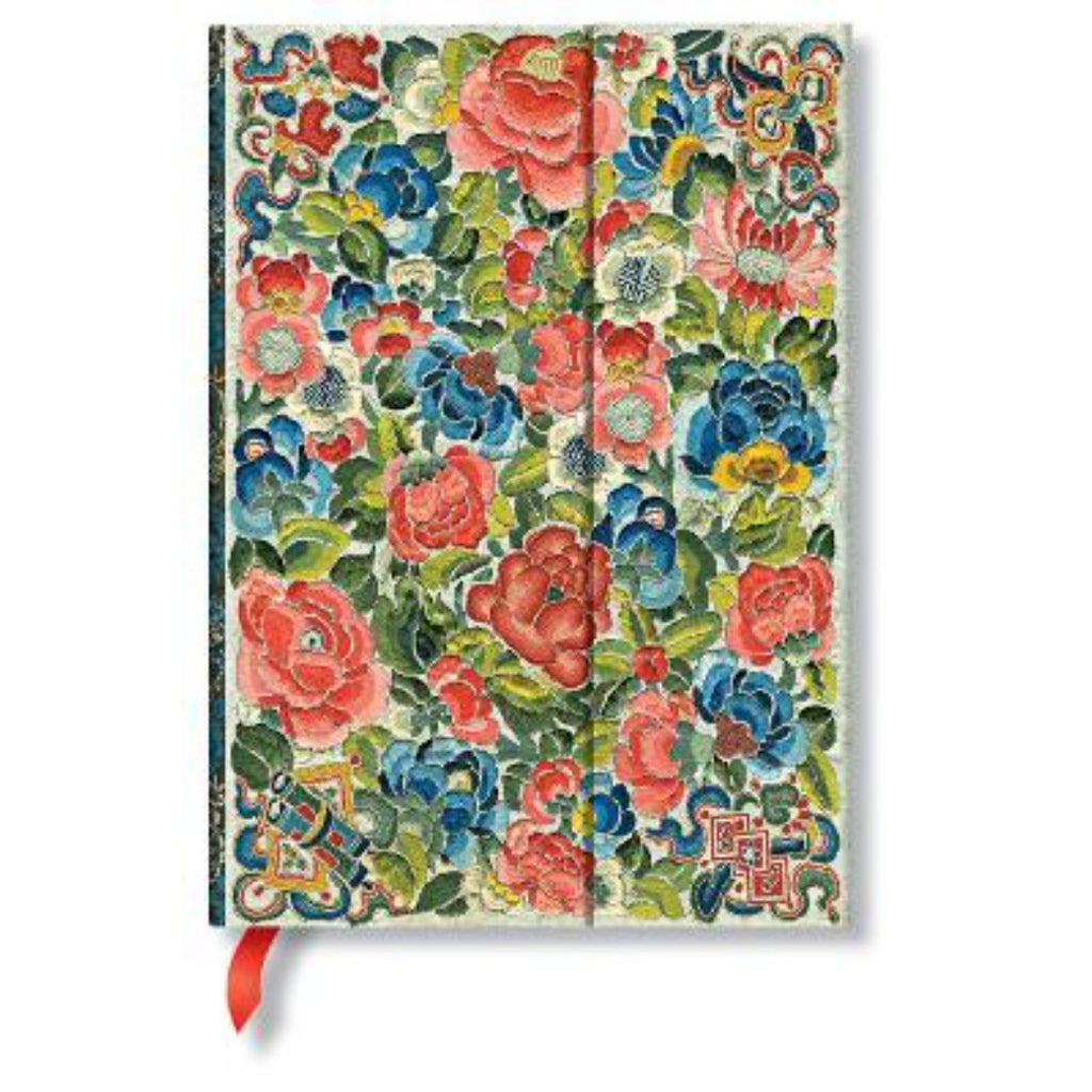 Libreta Peking Opera Embroidery Pear Garden, Midi Tapa Dura