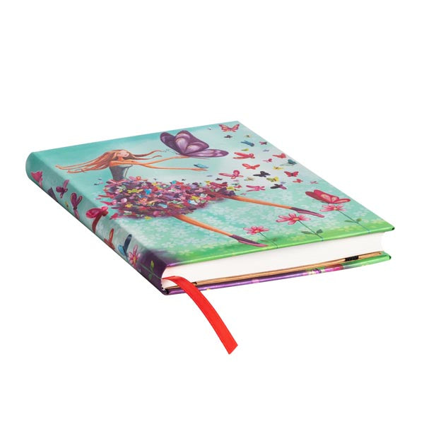 Libreta Summer Butterflies Midi Tapa Dura