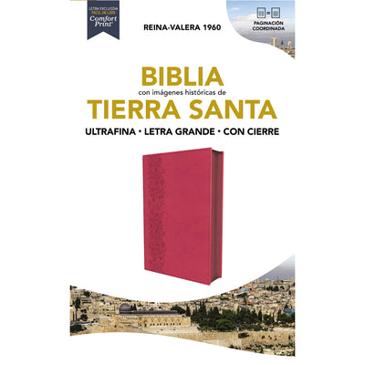 Biblia Reina Valera 1960 Ls Untra fina Letra Grande Fuscia