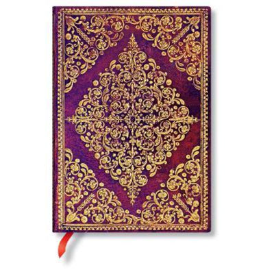 Libreta Diamond Rosette Viola, Midi Tapa Dura