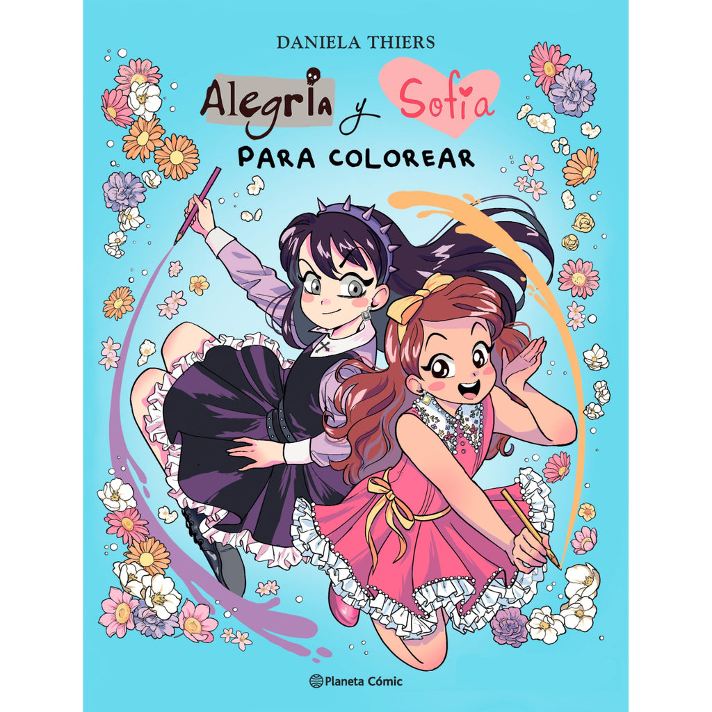 Alegría Y Sofía Para Colorear