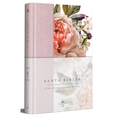 Santa Biblia Rvr 1960. Clr Rosada Con Flores