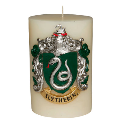 Harry Potter Vela Esculpida Insignia Slytherin