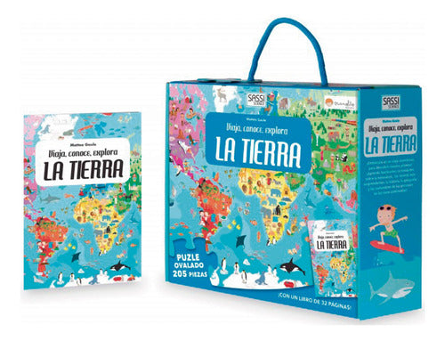 Libro y Puzzle La Tierra