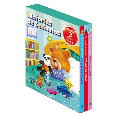 Historias 5 Minutos ( Pack 3 Libros ) Verde