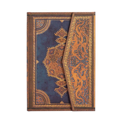 Libreta Safavid Binding Art, Safavid Indigo Mini Tapa Dura Con Lineas