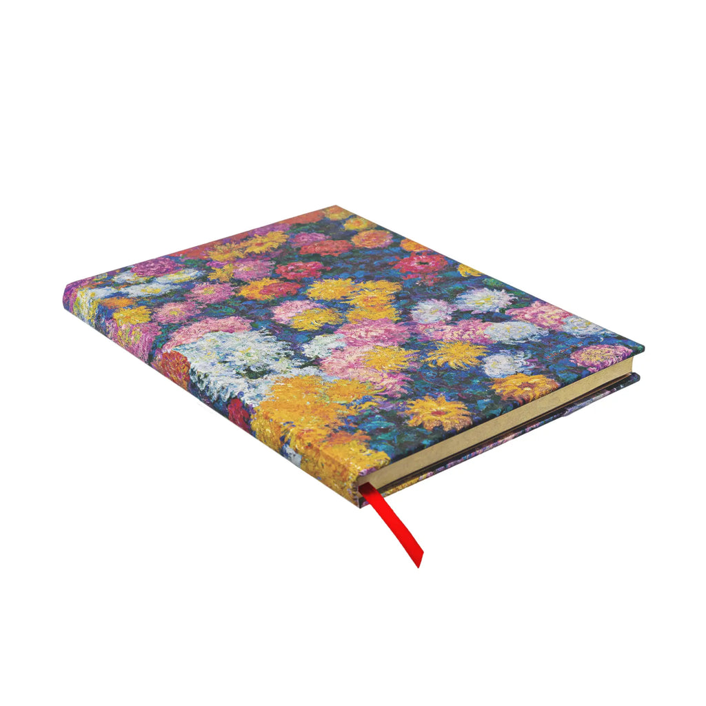 Libreta Monet Crisantemos Ultra Lineas Tapa Dura