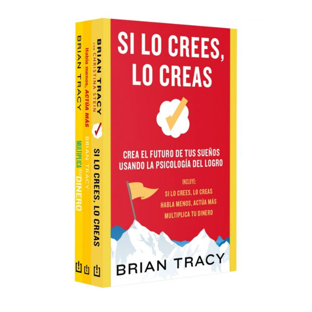 Pack Brian Tracy (Contiene: Si Lo Crees Lo Creas | Habla Menos, Actúa Más | Multiplica Tu Dinero)
