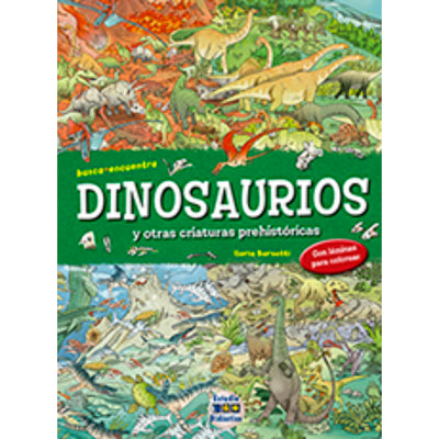 Dinosaurios. Busca, Encuentra Y Colorea 2025  - Mi Primer Libro De Tda