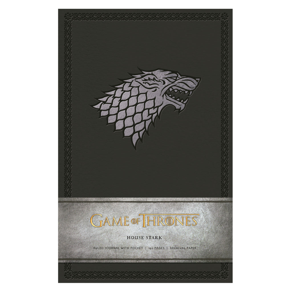 Libreta Game Of Thrones: House Stark Tapa Dura Lujo Medium