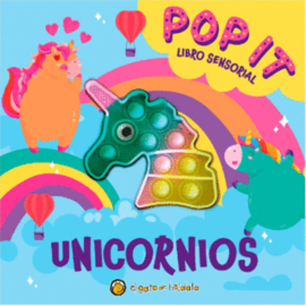 Pop It Libro Sensorial - Unicornios