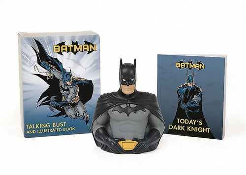 Figura Batman: Talking Bust And Illustrated Book