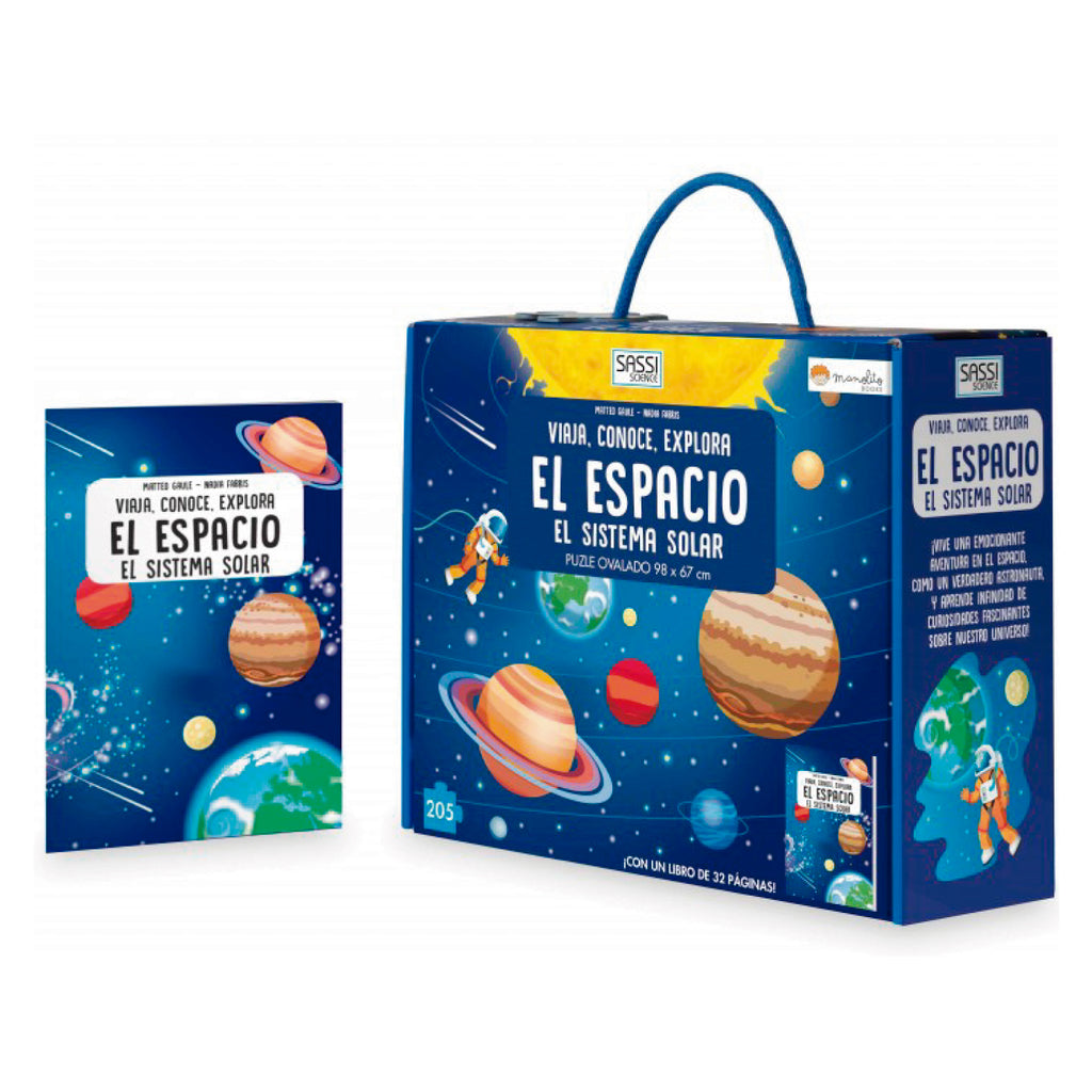 Libro y Puzzle El Espacio. El Sistema Solar