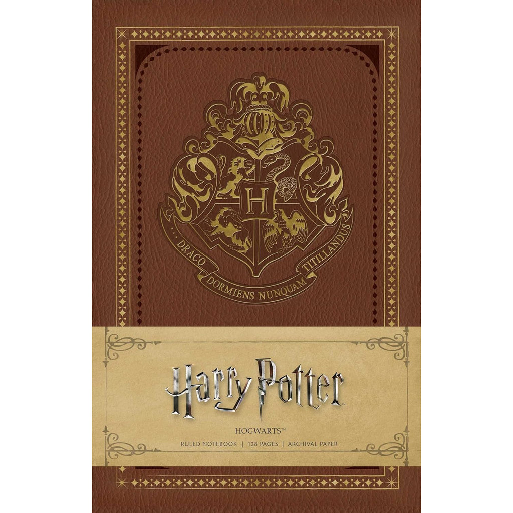 Harry Potter: Libreta Tapa Blanda C/Lineas Diseño Hogwarts