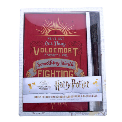 Harry Potter Set Bolígrafo Varita y Libreta Tapa Dura Harry Potter