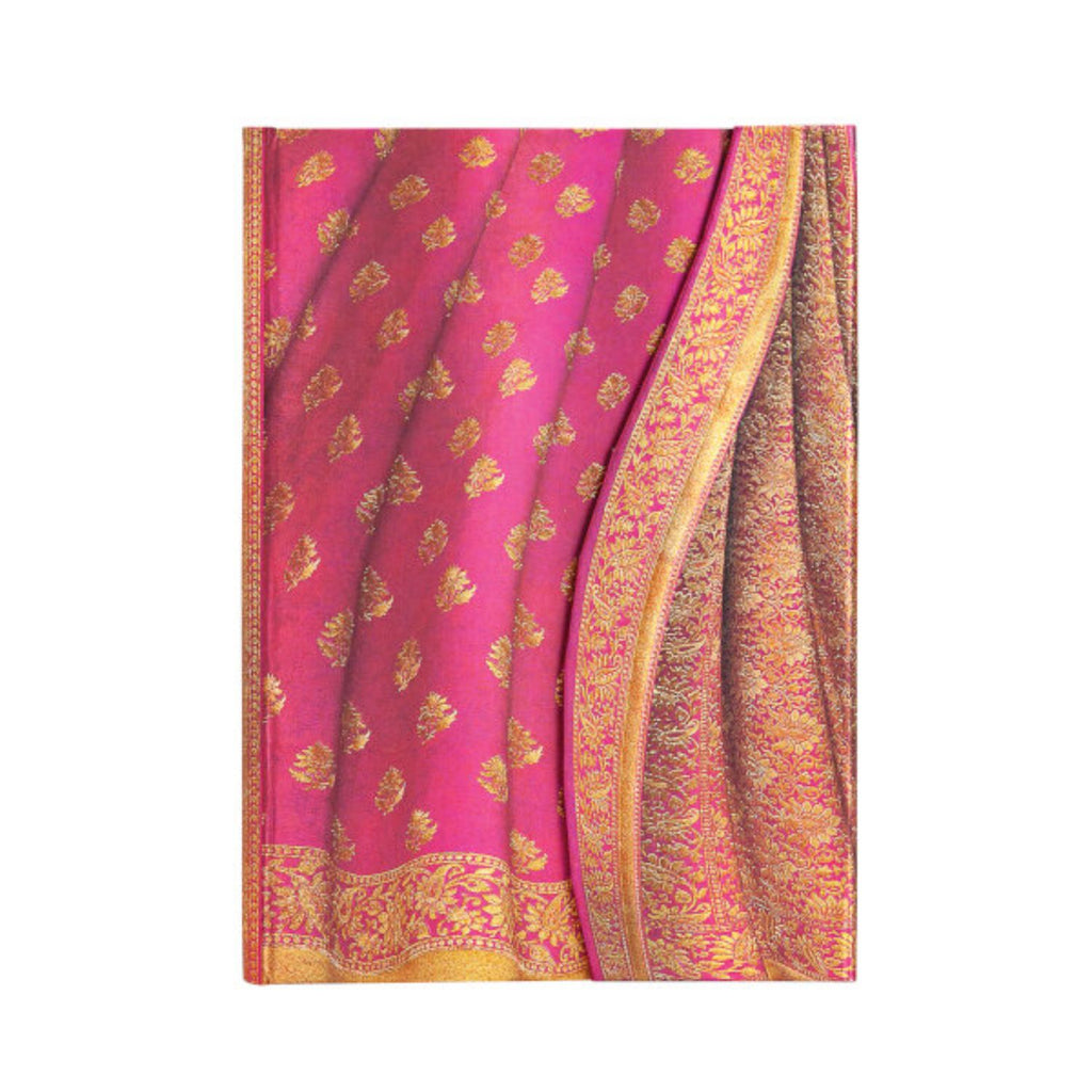 Libreta Gulabi (Varanasi Silks and Saris, Gulabi) Midi Tapa Dura Con Lineas