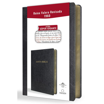 Biblia Rvr60 Letra Super Gigante Negra