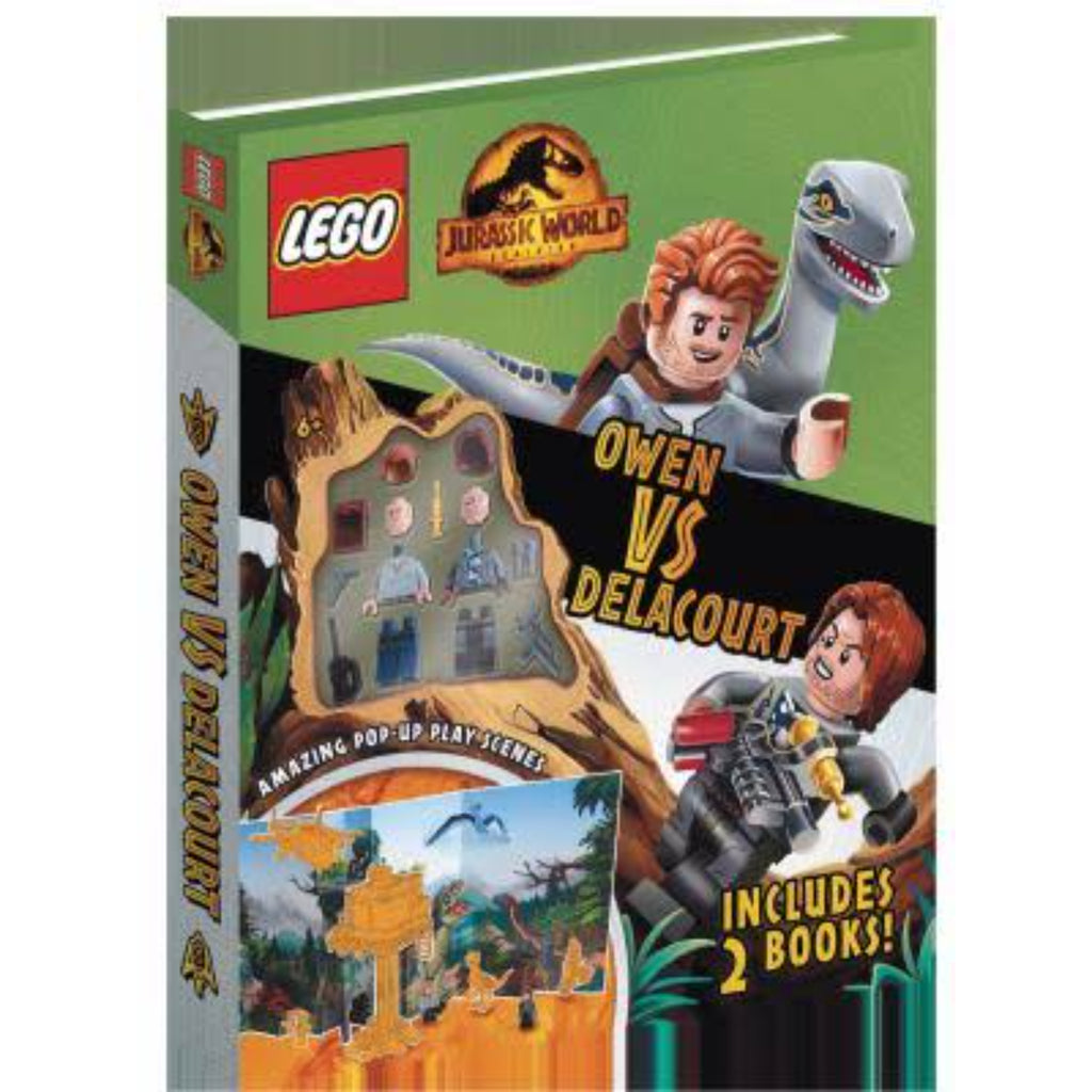 Lego Landscape Jurassic World: Owen Vs. Delacourt