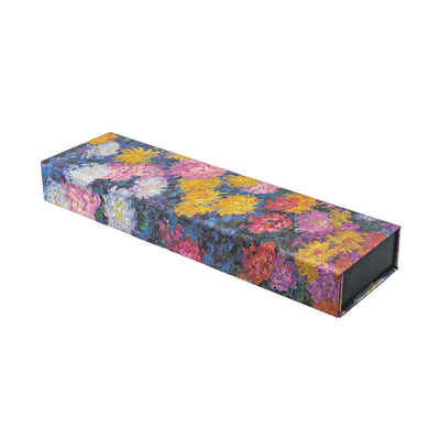 Caja Estuche Para Lapices Crisantemos De Monet