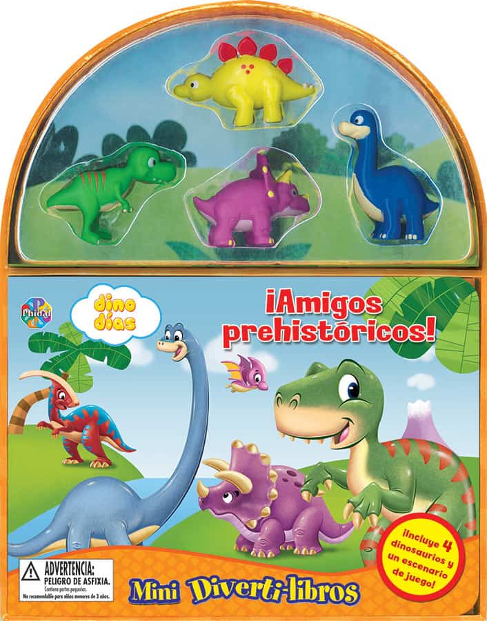 Amigos Prehistóricos Mini Diverti - Libros