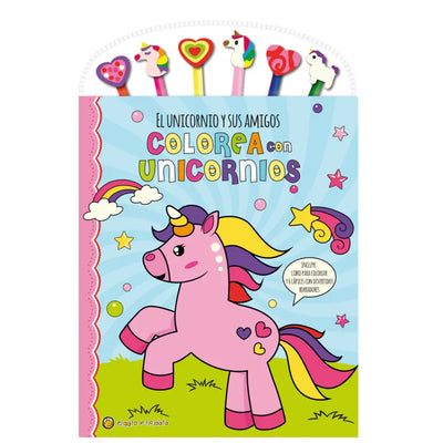 Colorea Con Unicornios: El Unicornio Y S