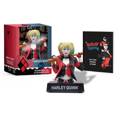 Figura Harley Quinn Talking Figure and Illustrated Book