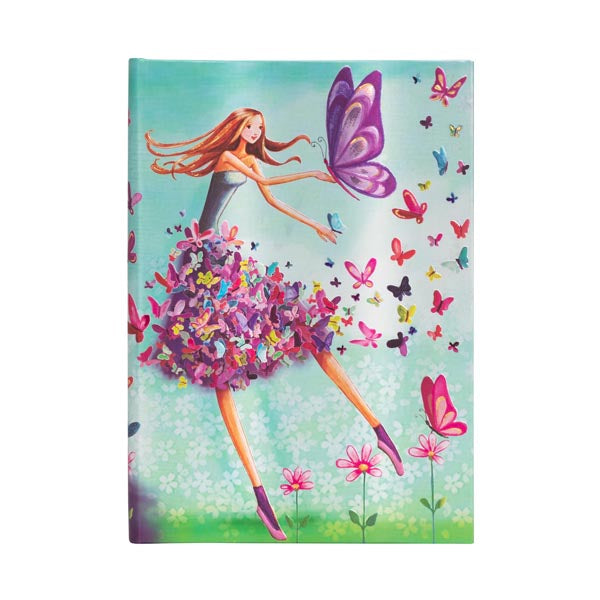 Libreta Summer Butterflies Midi Tapa Dura