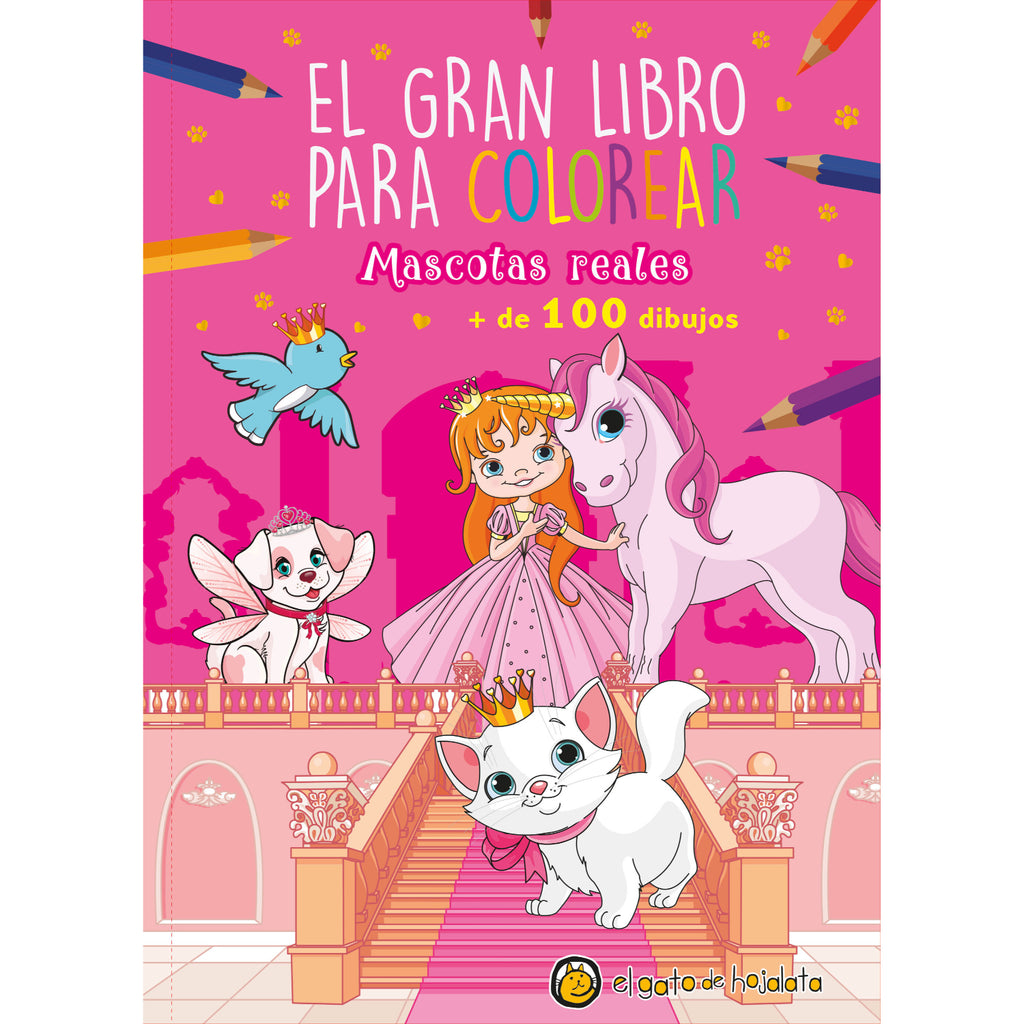 El Gran Libro Para Colorear Mascotas Reales