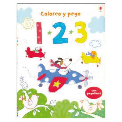 1 2 3 ( Coloreo y Pego )