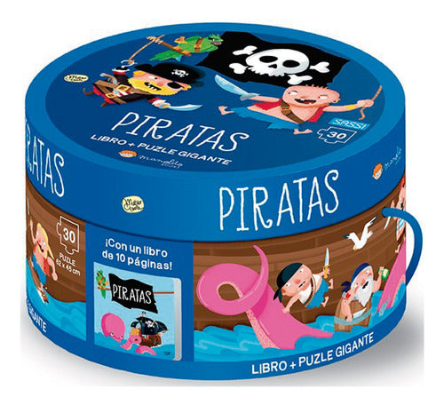 Libro y Puzzle Piratas