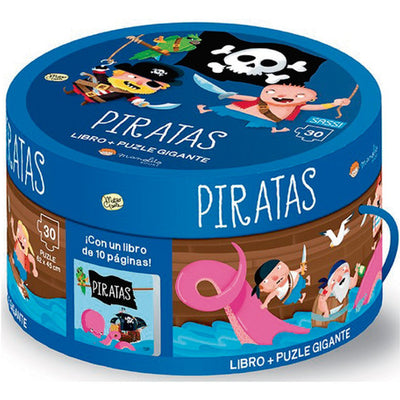 Libro y Puzzle Piratas