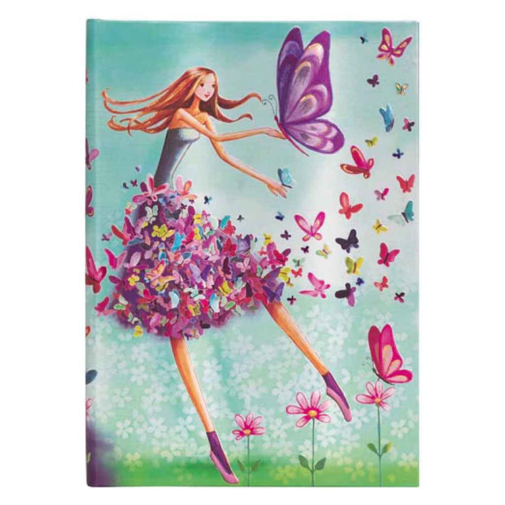 Libreta Summer Butterflies Midi Tapa Dura