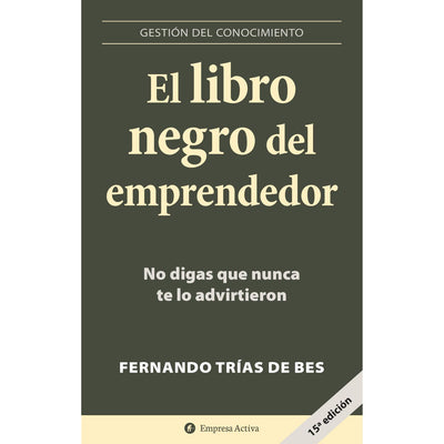 Libro Negro Del Emprendedor, El