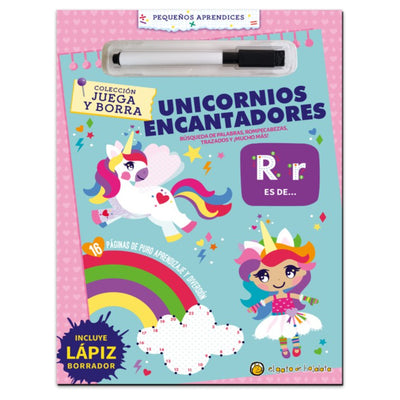 Juega Y Borra: Unicornios Encantadores