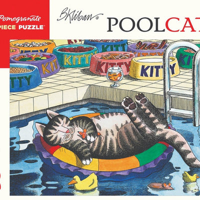 Rompecabeza B. Kliban: Poolcat - 300 Piezas