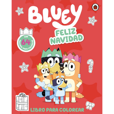 Bluey. Feliz Navidad. Libro Colorear