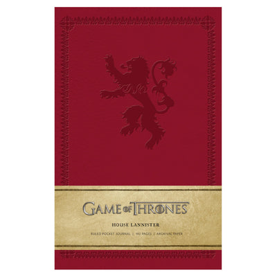Libreta Game Of Thrones: House Lannister Lujo Tapa Dura Bolsillo