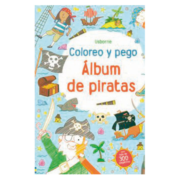 Album De Piratas - Coloreo y Pego