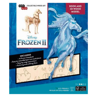 Frozen 2 Water Nokk Libro y Modelo Armable En Madera