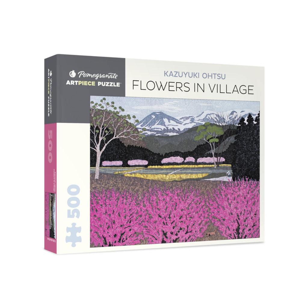Kazuyuki Ohtsu: Flowers In Village 500-Piece Jigsaw Puzzle