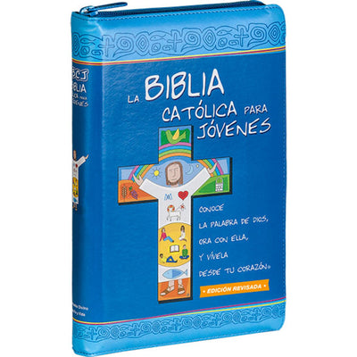 La Biblia Católica para Jóvenes (Edición Dos Tintas Símil Piel con Cremallera)