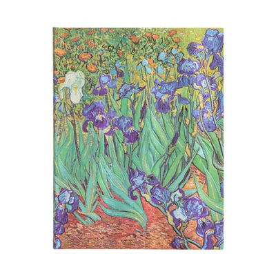 Libreta Van Gogh, Los Lirios (Van Gogh’s Irises) Ultra Tapa Dura Con Lineas