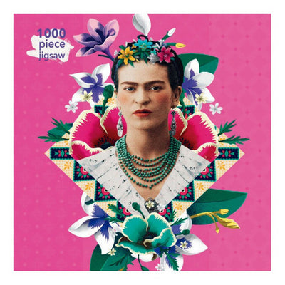Rompecabeza Frida Kahlo: Pink - 1000 Piezas