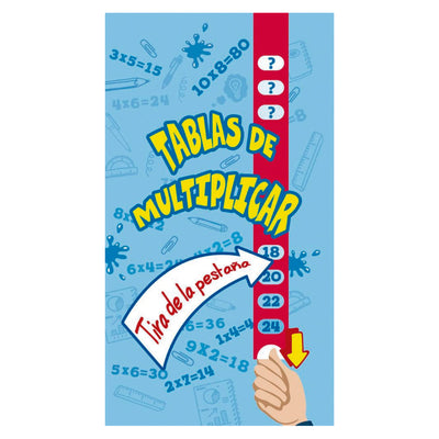 Tablas De Multiplicar ( Tira De La Pestaña ) - Tela