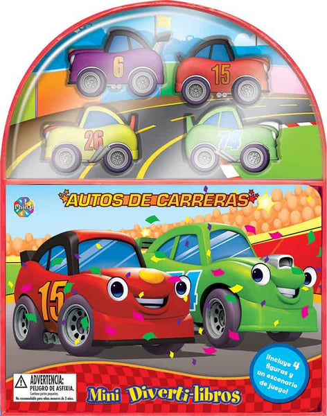 Autos De Carrera Mini Diverti - Libros