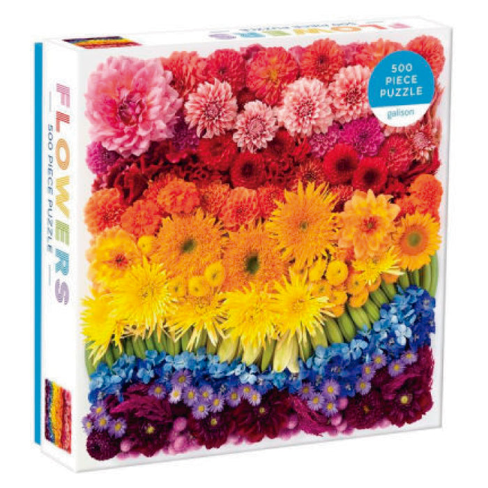Rompecabeza Rainbow Summer Flowers - 500 Piezas