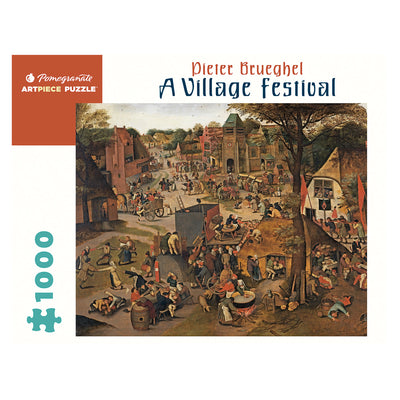 Rompecabeza De Pieter Brueghel: A Village Festival - 1000 Piezas