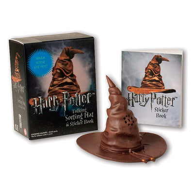Figura Harry Potter Talking Sorting Hat And Sticker Book