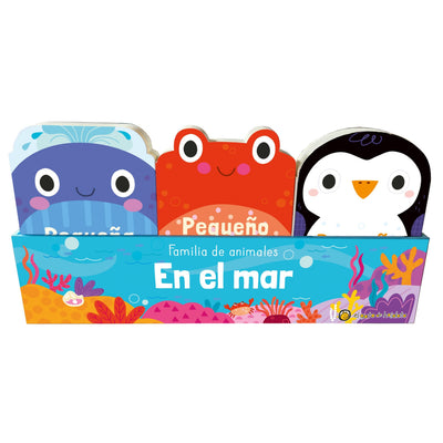 Familia De Animales - Mar: Cangrejo,Pingüino Y Ballena
